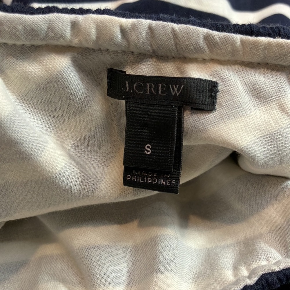 J Crew striped one shoulder top - Picture 4 of 7